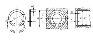 แหวนล็อคสำหรับรู สแตนเลส - Product Image 3