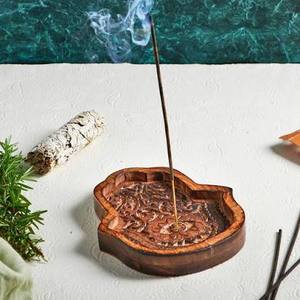 Soporte de Incienso de Madera con Cuentas, Modelo 2026, Bandeja Recolectora de Cenizas para Hogar, Oficina, Meditación, Accesorio de Aromaterapia - Product Image 3