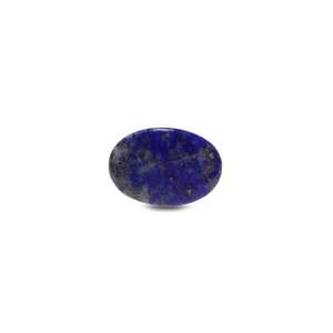 Natural Lapis Lazuli Loose Gemstone-7.65 Carat Certified Pear Cabochon - Product Image 2