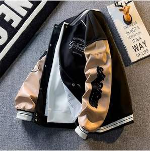 แจ็คเก็ตวาร์ซิตี้ฤดูหนาวแบบยูนิเซ็กซ์ กันลม ผลิตจากวัสดุรักษ์โลก บุด้วยขนสัตว์ คอตั้ง โลโก้ด้านหน้า สไตล์ไฮสตรีท สำหรับผู้ชายและผู้หญิง - Product Image 2