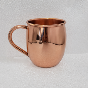 Taza Moscow Mule de Cobre Puro al por Mayor, Acabado Liso, Taza para Beber Hecha a Mano, Taza de Bar para Cócteles, Cerveza, Café, Fabricante OEM - Product Image 2