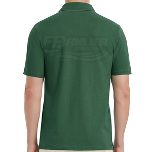Camisas para Hombre 100% Algodón Lavado, Color Sólido Informal, Logotipo Frontal Personalizado, Hechas a Medida, Transpirables, Precio Bajo, Diseño Personalizado, Servicio OEM - Product Image 3