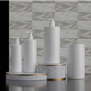 Vente en gros d'usine - Flacons pulvérisateurs en plastique PET de 300 ml, 500 ml, 1000 ml pour shampooing, gel douche, emballage personnalisé - Product Image 4