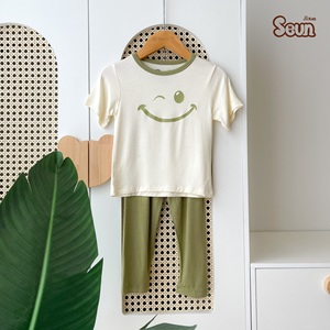 ชุดเสื้อผ้าเด็กผู้ชาย ชุดเด็กผู้ชาย เสื้อผ้าฤดูร้อนน้ำหนักเบา คุณภาพสูง ผลิตในเวียดนาม รับประกันคุณภาพพรีเมียม - Product Image 3