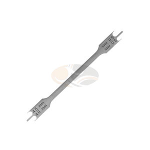 Medidor de Altura de Brackets Dentales de Alta Calidad, Instrumento Médico de Acero Inoxidable Alemán para Medir la Colocación de Brackets - Product Image 1