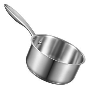 Pentola in Acciaio Inox da 1,5 Litri con Vaporiera, Antiaderente, Multiuso, Coperchio in Vetro Ergonomico per Uso Domestico in Cucina - Product Image 6