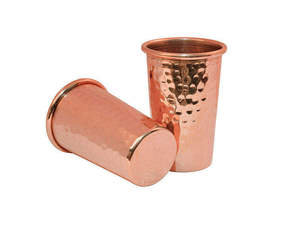 Juego de Vasos Clásicos de Cobre con Forma Cilíndrica Lisa, Acabado Pulido y Estilo Artesanal Minimalista para Uso Diario y Regalos - Product Image 6