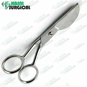 Ciseaux en acier inoxydable à bec de canard pour adultes, de haute qualité, avec le logo chirurgical hani, CE / ISO fabriqué au Pakistan - Product Image 5