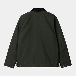 Cotton Canvas Chore <b>Jacket</b> With Chenille Embroidery Canvas Workwear <b>Jacket</b> With Custom Button Closure - Product Image 1