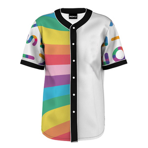 Maillot de baseball unisexe personnalisé, uniforme d'équipe sublimé, vêtements de sport avec impression de logo, vêtements de softball personnalisables OEM ODM - Product Image 1