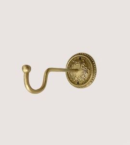Space saving brass <b>wall</b> <b>hooks</b> <b>wall</b> mounted sturdy <b>rack</b> for bags keys towels home organization solution - Product Image 4