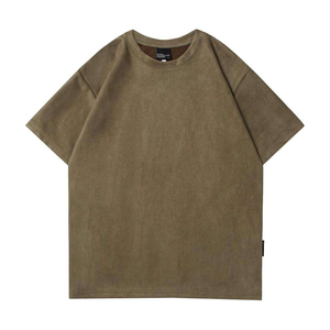 Camiseta de algodón de punto extragrande para hombre - Product Image 3