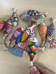 High Quality Wooden Fish Handcrafted Decorative Wood Sculpture For International Wholesale Bulk Export Trading Supplier Now - Product Image 3