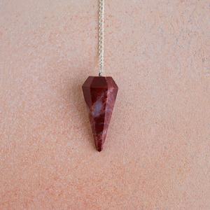 RED JASPER DOWSER CRYSTAL PENDULUM - Product Image 3