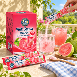 Vinut Trust Poudre de lait de goyave rose lyophilisée 100% naturelle, jus instantané sucré du Vietnam, approvisionnement en vrac pour adultes - Product Image 5