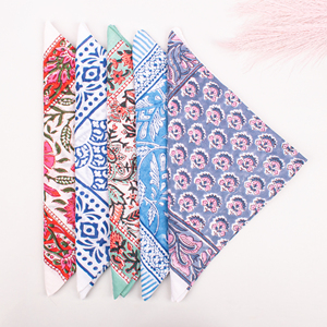Women's Pocket Square Bandanas High-quality Cotton square <b>Scarf</b> Customizable logo and Printed Quick Dry Custom Bandana - Product Image 6