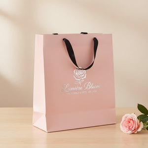 Luxury <b>White</b> <b>Paper</b> <b>Bags</b> Manufacturer From Vietnam and China for Custom Printed Laminated Supermarket Retail Packaging - Product Image 4