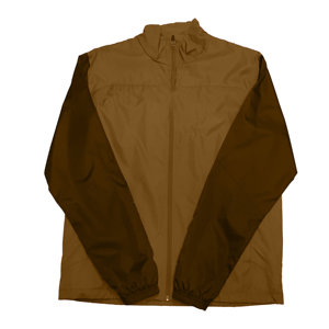 Veste de course en polyester unie pour homme, col montant, fermeture éclair, coupe-vent, décontractée, pour l'automne, coupe classique - Product Image 4
