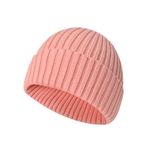 High Quality Cuffed Women Knit <b>Hat</b> Unisex Acrylic Knitted Beanie Custom Winter <b>Hat</b> Custom Logo Knit Cap Soft Thermal Headwear - Product Image 5