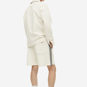 Impression de logo personnalisé à la demande, pantalon de plage pour homme, décontracté, sport, gym, séchage rapide, noir et blanc - Product Image 4