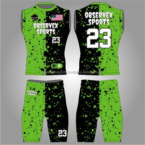 7v7 Uniform Custom <b>Compression</b> Design Flag Football Uniforms Custom 7on7 Football Uniforms for Youth Sublimated - Product Image 1