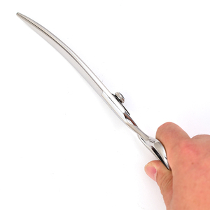 Wholesale Prices Stainless Steel Straight Blade Salon Grade Portable Pet Grooming <b>Scissor</b> for Cats <b>Dogs</b> Groomers - Product Image 5