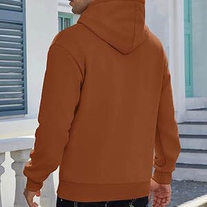 เสื้อฮู้ดดี้ซิปแบบวินเทจคุณภาพสูงขายส่ง พร้อมโลโก้สั่งทำพิเศษ ล้างสีแบบแอซิดวอช สำหรับผู้ชาย ไซส์โอเวอร์ไซส์ - Product Image 3