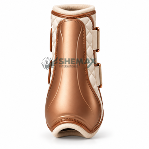 Botas de cepillado para caballos con amortiguación suave, tela resistente y diseño práctico para un entrenamiento cómodo. - Product Image 2