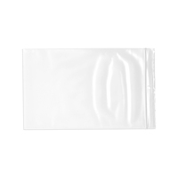 Sacs de courses courants avec logos, sacs en plastique transparents à fermeture éclair pour emballage, prix bas