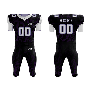 Wholesale Sublimated American Football Jersey with Padded Football Pants Tackle Twill Logo American Football Uniform Set - Product Image 1