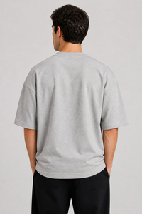 Fabricante de camisetas de cuello redondo extragrandes para hombre en Tiruppur - Product Image 4