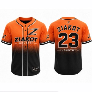 Camiseta de Béisbol Personalizada, ZIAKOT INDUSTRY Pakistán, Uniforme de Béisbol, Camiseta Sublimada, Ropa Deportiva al por Mayor, Fabricante OEM - Product Image 2