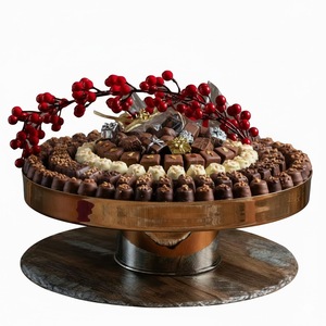 Finest Quality Silver Finish Metal <b>Chocolate</b> Bowl Attractive Design Decorative <b>Chocolate</b> Platter For <b>Wedding</b> Parties And Events - Product Image 3