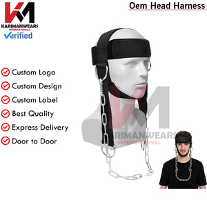 Harnais de fitness pour le cou, hommes et femmes, musculation, entraînement de force, bande de résistance, fournisseur OEM - Product Image 2