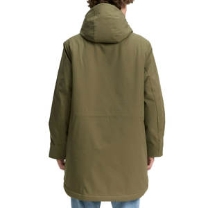 เสื้อโค้ทขนเป็ดผู้ชายแบบมีฮู้ด พิมพ์โลโก้ได้ตามต้องการ ราคาประหยัด - Product Image 2