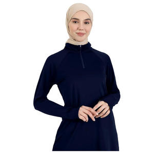 Camiseta Deportiva Elegante y Modesta para Mujeres Musulmanas, con Hombros Caídos, Orificios para Pulgares, Mangas Largas, Ropa Deportiva Cómoda y con Estilo - Product Image 5