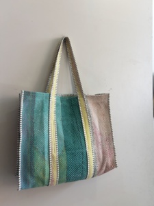 Indian Vintage Kantha Women's Tote Bag Handmade Reversible Shopping Bags - Product Image 3