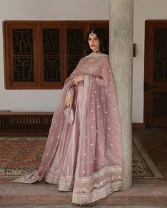 Traje de Vestir para Mujer, Color Rosa Claro, Bordado, Estilo Indio y Pakistaní, para Fiestas y Eventos Formales, Shalwar Kameez 2026 - Product Image 5