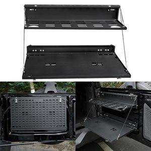 Rack portaoggetti posteriore pieghevole a 2 livelli per Ford Bronco 2021-2024, mensola da scrivania per portellone, pannello Molle per supporto portacarichi - Product Image 1