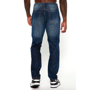 Jeans pour hommes de haute qualité, fabriqués directement en usine, sur mesure, style streetwear, pantalon de jogging, jeans stretch skinny pour hommes - Product Image 2
