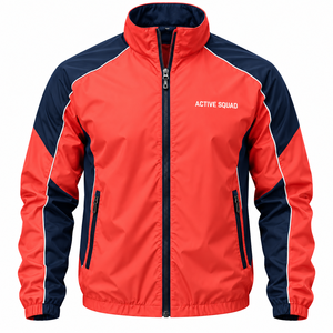 High Quality Coated Breathable Eco-Friendly Nylon <b>Waterproof</b> Outdoor Windbreaker <b>Jacket</b> for <b>Men</b> Custom Logo High Street <b>Winter</b> - Product Image 2