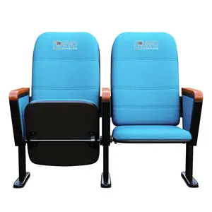 Wholesale New High Quality Writing Pad Fabric Folding Seat Church Auditorium Chair EVO950 Made in Vietnam