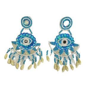 Pendientes Personalizables con Cuentas de Fútbol Americano para el Día del Partido, un Toque Personalizado para los Verdaderos Fans por MD HANDICRAFTS - Product Image 1