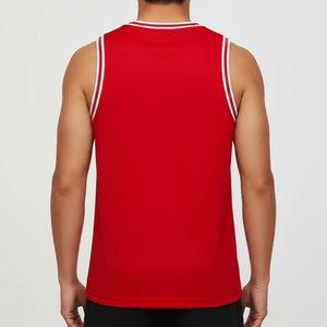 Débardeur de sport tendance à séchage rapide pour homme, débardeur de compression sans manches pour le basketball, débardeur de musculation vierge personnalisable pour l'été - Product Image 3