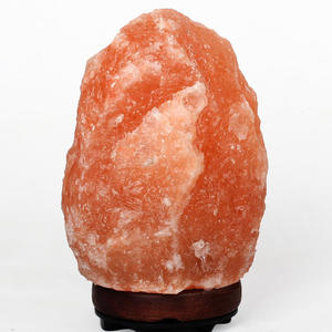 Modern Himalayan <b>White</b> Salt Lamp USB <b>Bedside</b> <b>Table</b> Light with Dimmer Switch Natural Rock Salt Brick Block - Product Image 5