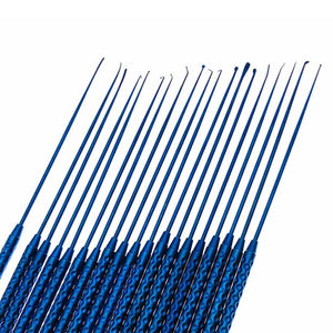 Instruments de Neurochirurgie – Kit Manuel 19 PIÈCES – Spatules Micro en Titane, Dissecteurs, Micro Curettes, Crochets à Nerfs, Crochets Vasculaires - Product Image 3