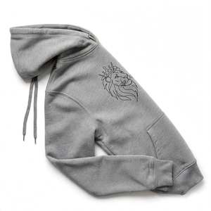 Sweat-shirt à capuche unisexe en coton mélangé épais avec impression graphique personnalisée, style streetwear, décontracté, manches longues, chaud pour l'hiver - Product Image 3