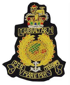 Wholesale Customized Embroidered Beads <b>Safety</b> <b>Pin</b> High Quality Eco-Friendly Handmade Gold Bullion Patch Fabric Bullion Badges - Product Image 1