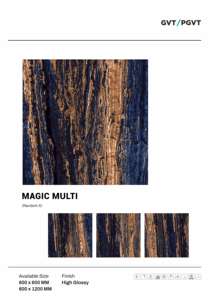 Azulejos de porcelana de alto brillo con reverso resistente en tamaño 60x60cm 600x600mm 24x24 para diseño moderno de pisos y paredes interiores. - Product Image 3