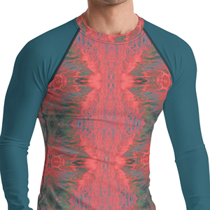 Camiseta de Protección Solar Personalizada con Diseños Sublimados, Transpirable, de Secado Rápido, 100% Poliéster y Spandex, para Logotipo Personalizado, Alta Calidad - Product Image 3